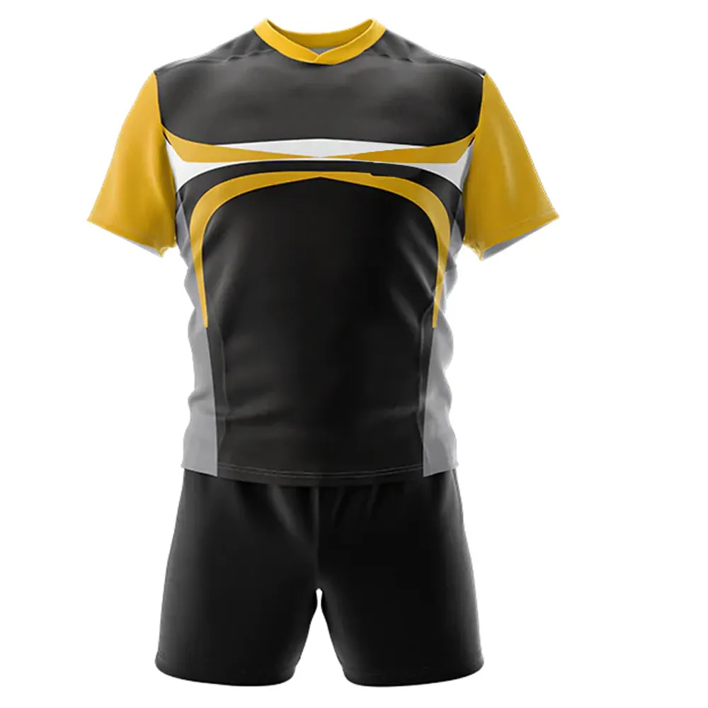 Latest Style Team Wear Rugby Uniform Sublimation Rugby Jersey Men Customized