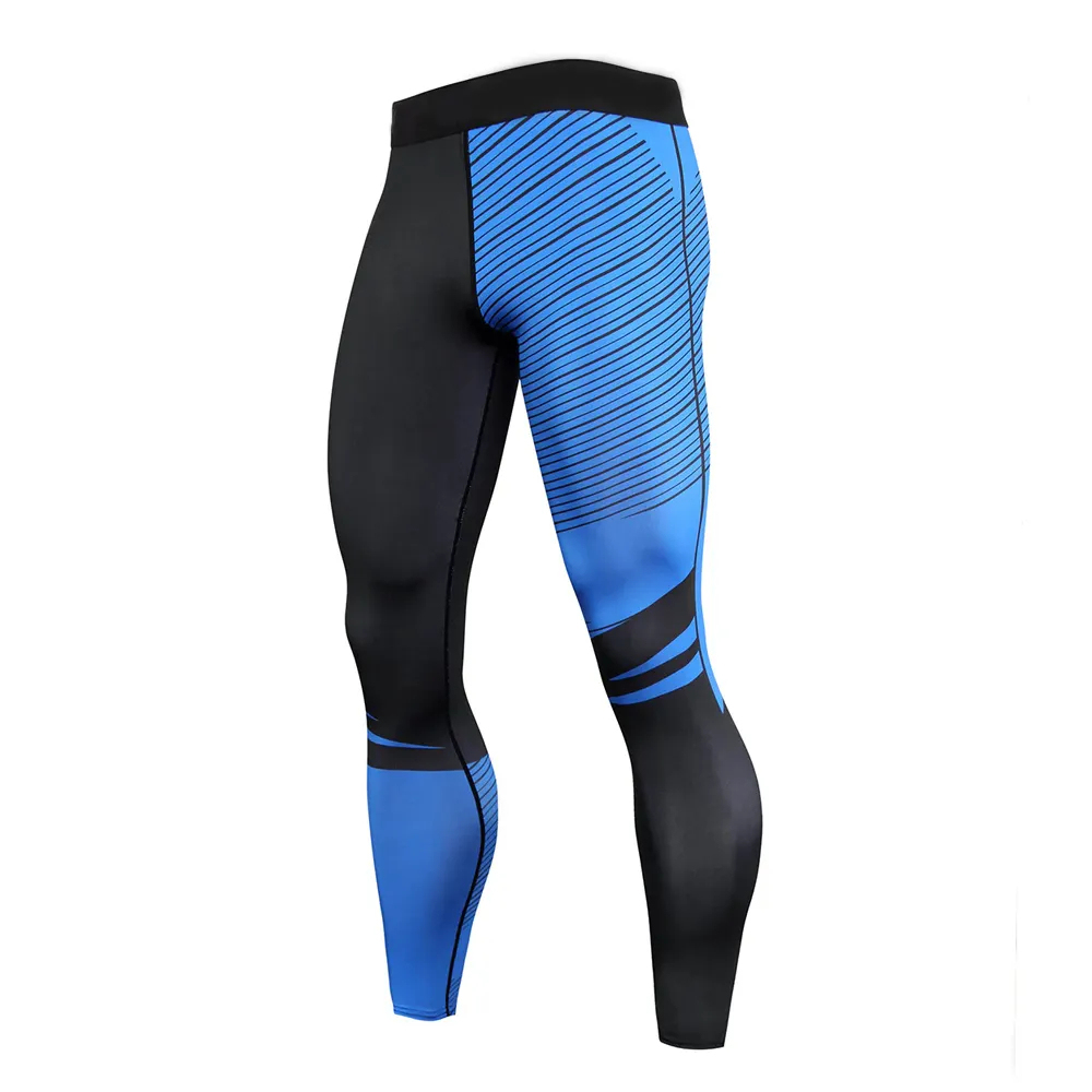 Custom Printing Men's MMA Training Fitness Leggings Latest Design MMA Compression Pants
