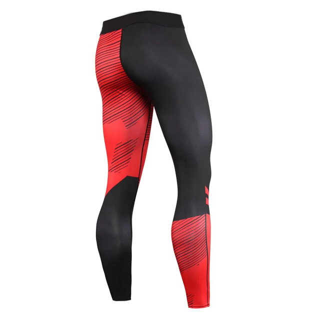 Custom Printing Men's MMA Training Fitness Leggings Latest Design MMA Compression Pants