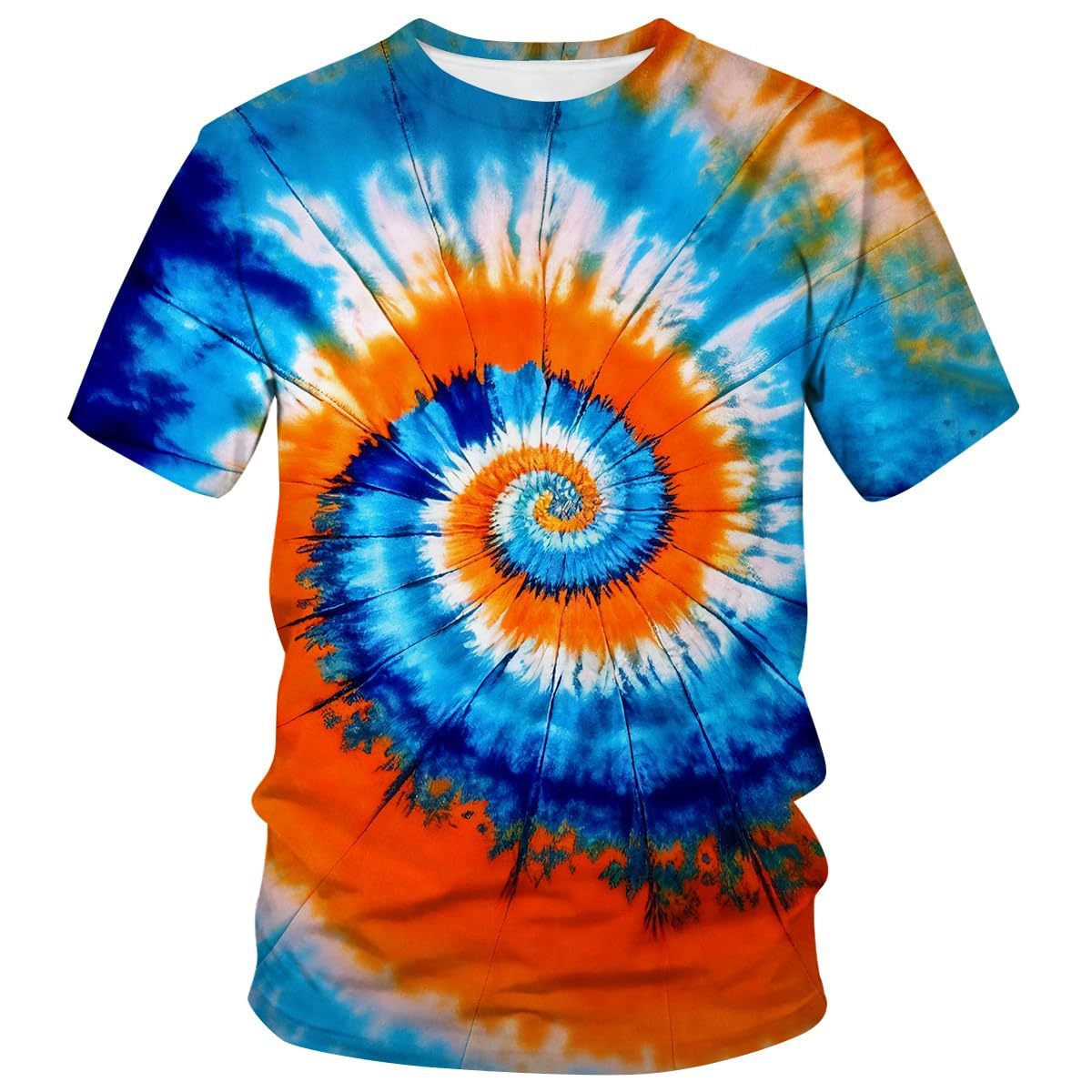 Tie Dye Shirts for Men Women Short Sleeve Tie Dye T-Shirts