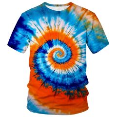 Tie Dye Shirts for Men Women Short Sleeve Tie Dye T-Shirts