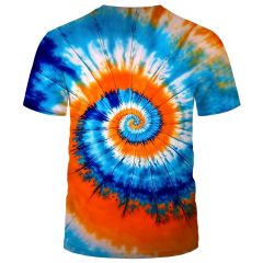 Tie Dye Shirts for Men Women Short Sleeve Tie Dye T-Shirts