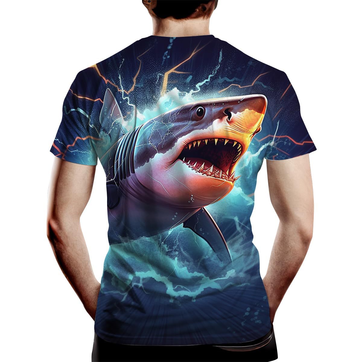 T-Shirt 3D Print Colorful Pattern Animal Graphic T-Shirt Fashion Short Sleeve Shirts