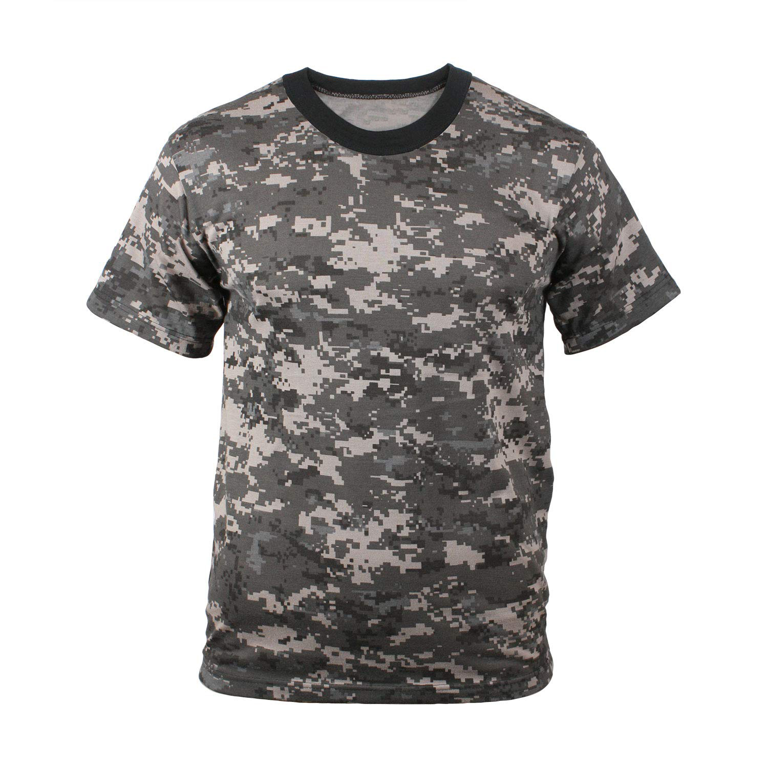 Camo T-Shirt Regular Fit Crew Neck Shirt Short Sleeve T-Shirt