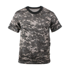 Camo T-Shirt Regular Fit Crew Neck Shirt Short Sleeve T-Shirt