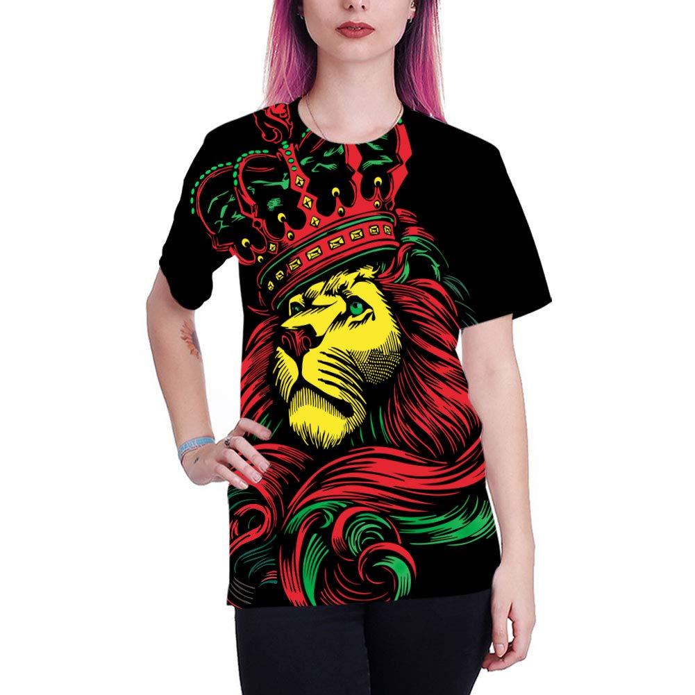 Short Sleeve Shirt Animal T-Shirt for Men Women Graphic Tees