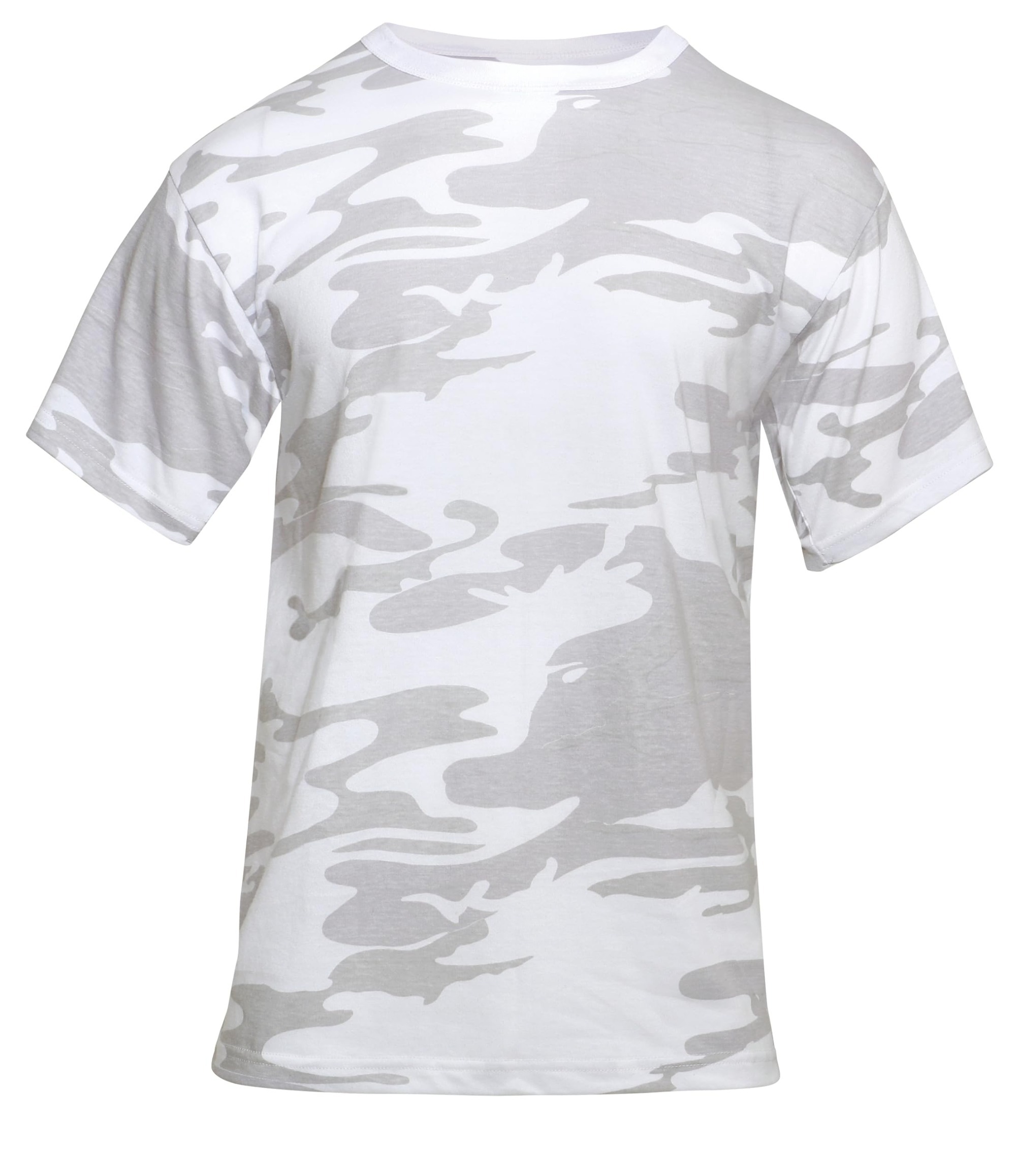 Camo T-Shirt Regular Fit Crew Neck Shirt Short Sleeve T-Shirt