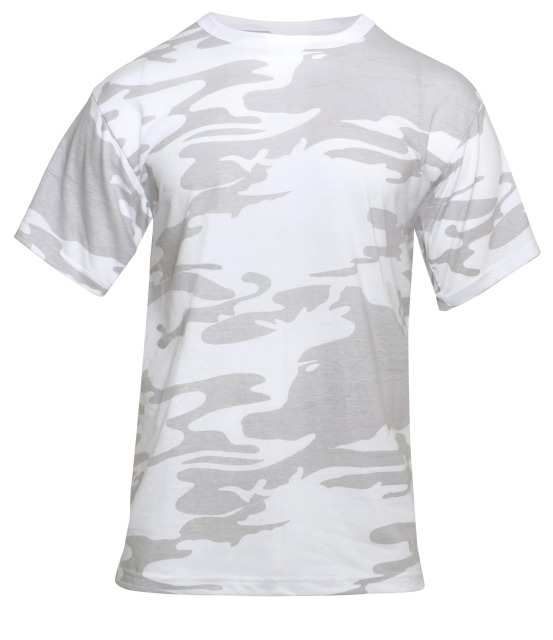 Camo T-Shirt Regular Fit Crew Neck Shirt Short Sleeve T-Shirt