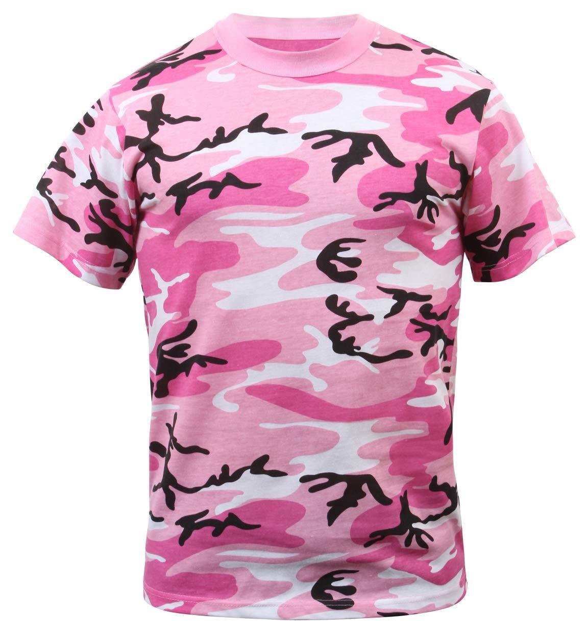 Camo T-Shirt Regular Fit Crew Neck Shirt Short Sleeve T-Shirt