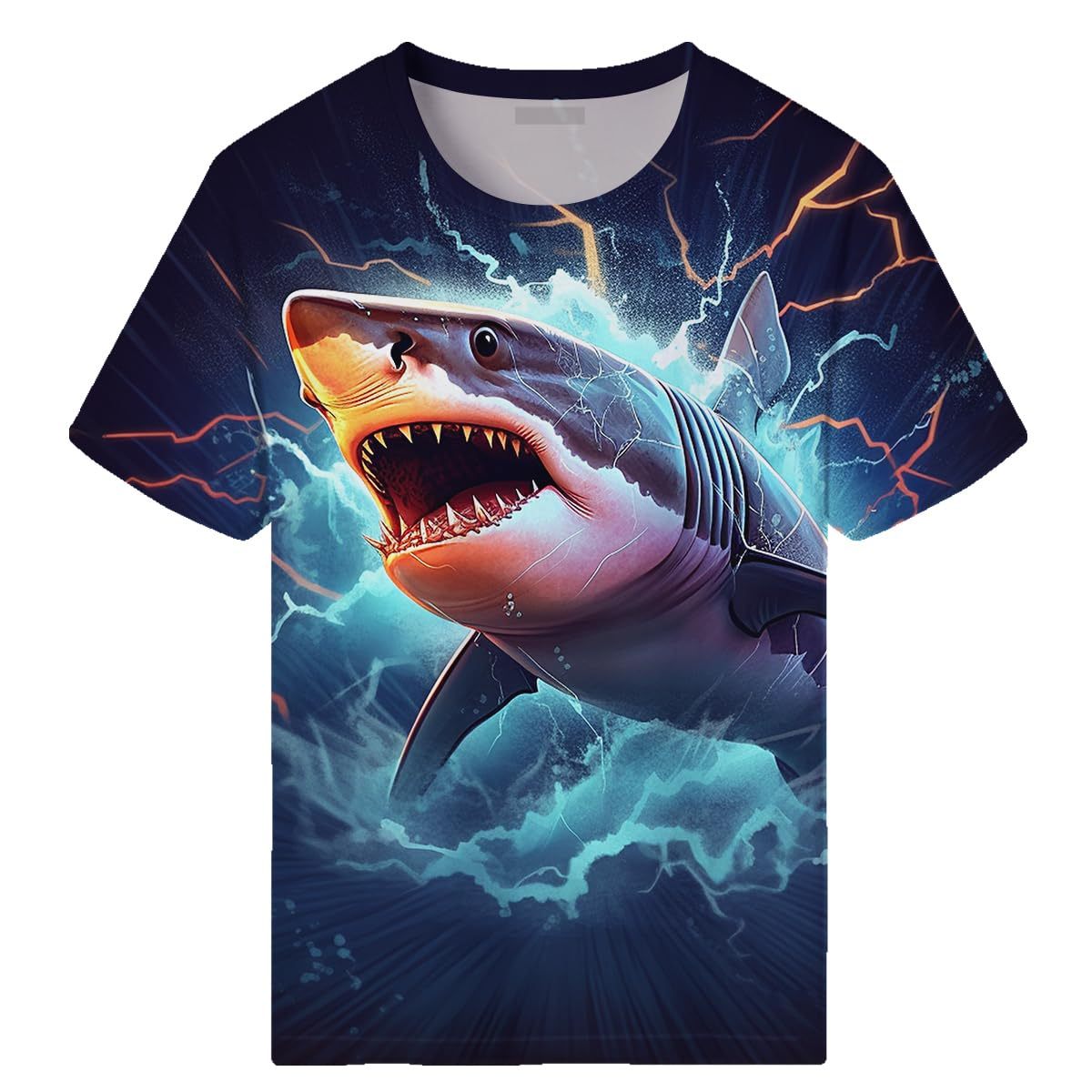 T-Shirt 3D Print Colorful Pattern Animal Graphic T-Shirt Fashion Short Sleeve Shirts