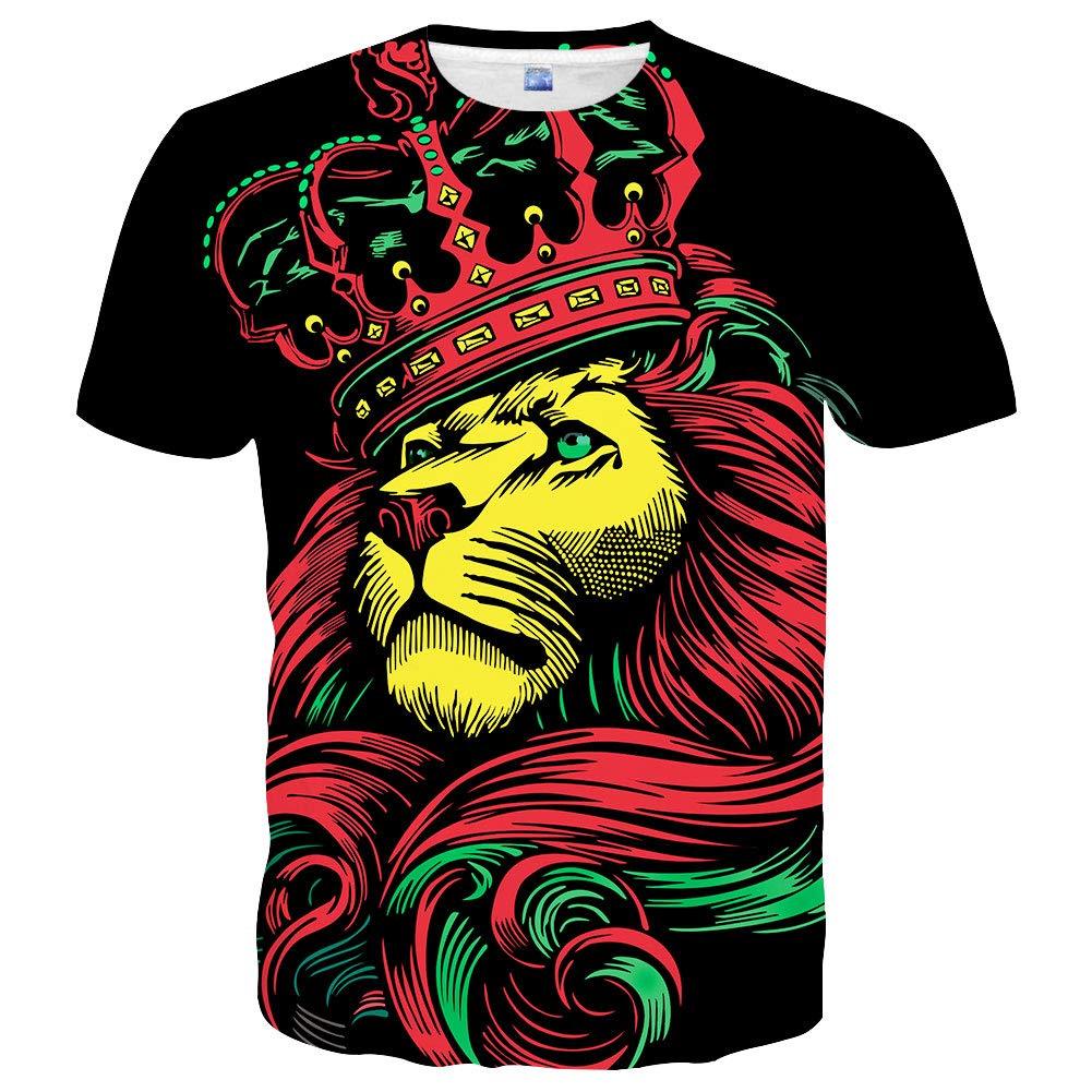 Short Sleeve Shirt Animal T-Shirt for Men Women Graphic Tees