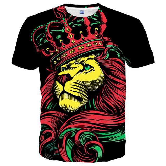 Short Sleeve Shirt Animal T-Shirt for Men Women Graphic Tees