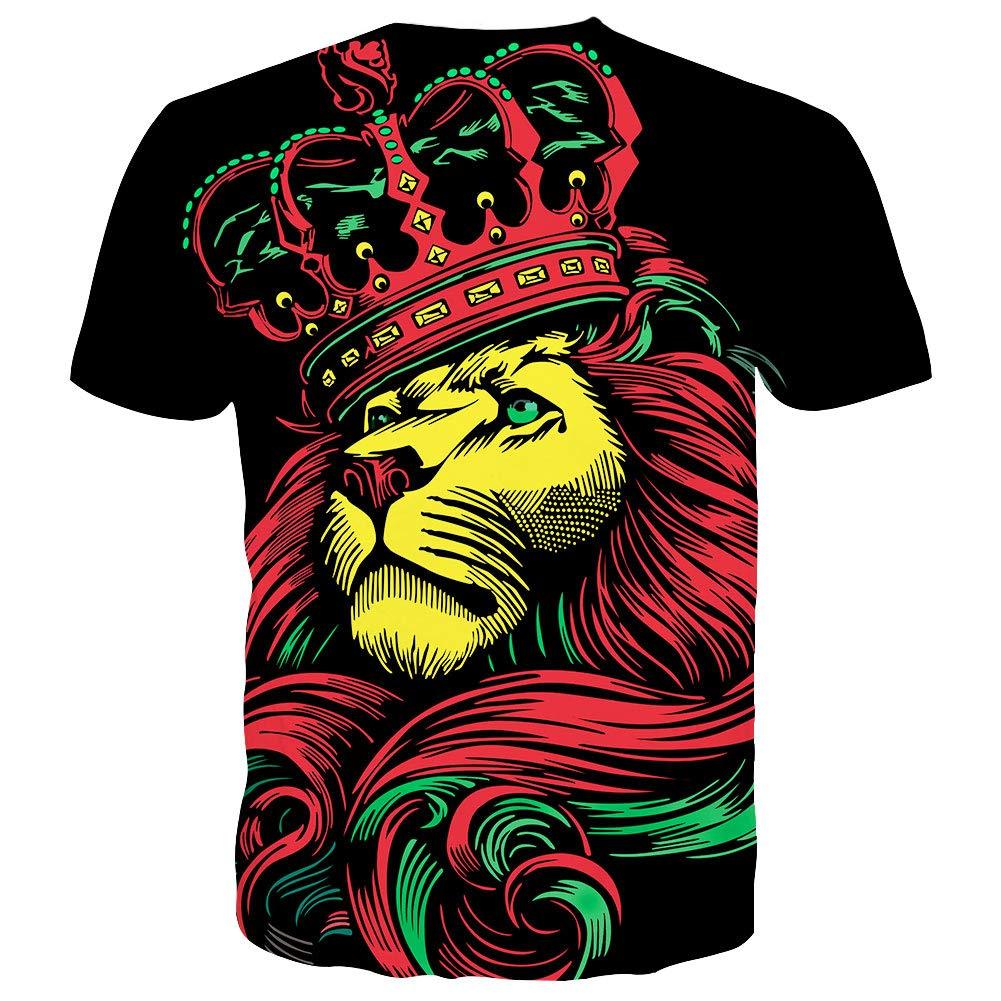 Short Sleeve Shirt Animal T-Shirt for Men Women Graphic Tees