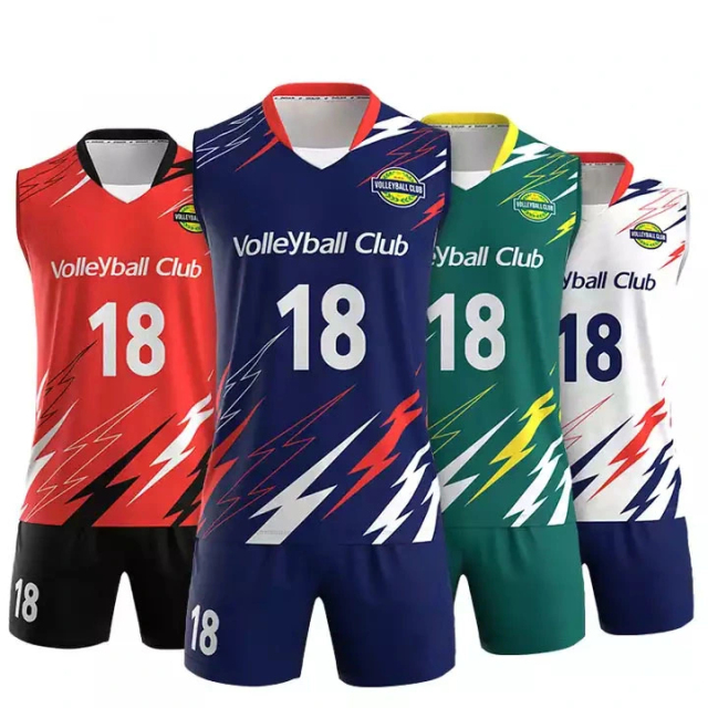 Sleeveless Volleyball Jersey Custom Sublimation Quick Dry Volleyball Uniform Teamwear