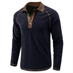 Polo Shirts Relaxed Fit Long Sleeve Casual Golf Polo Classic Polo Shirts for Men and Youth