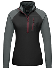 Athletic Jacket Winter Warm Long Sleeve Workout Jacket Full Zip Track Jacket for Women