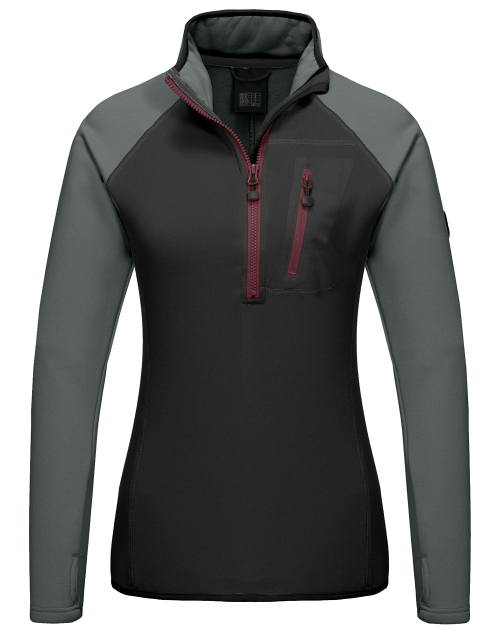 Athletic Jacket Winter Warm Long Sleeve Workout Jacket Full Zip Track Jacket for Women