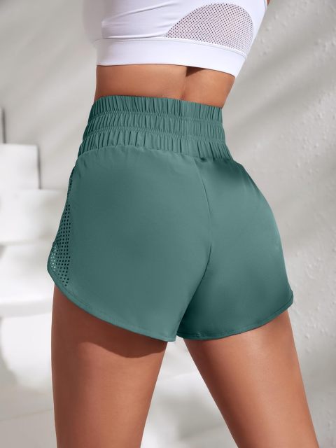 Workout Shorts for Women High Waisted Quick Dry Athletic Running Gym Short Pants with Pockets