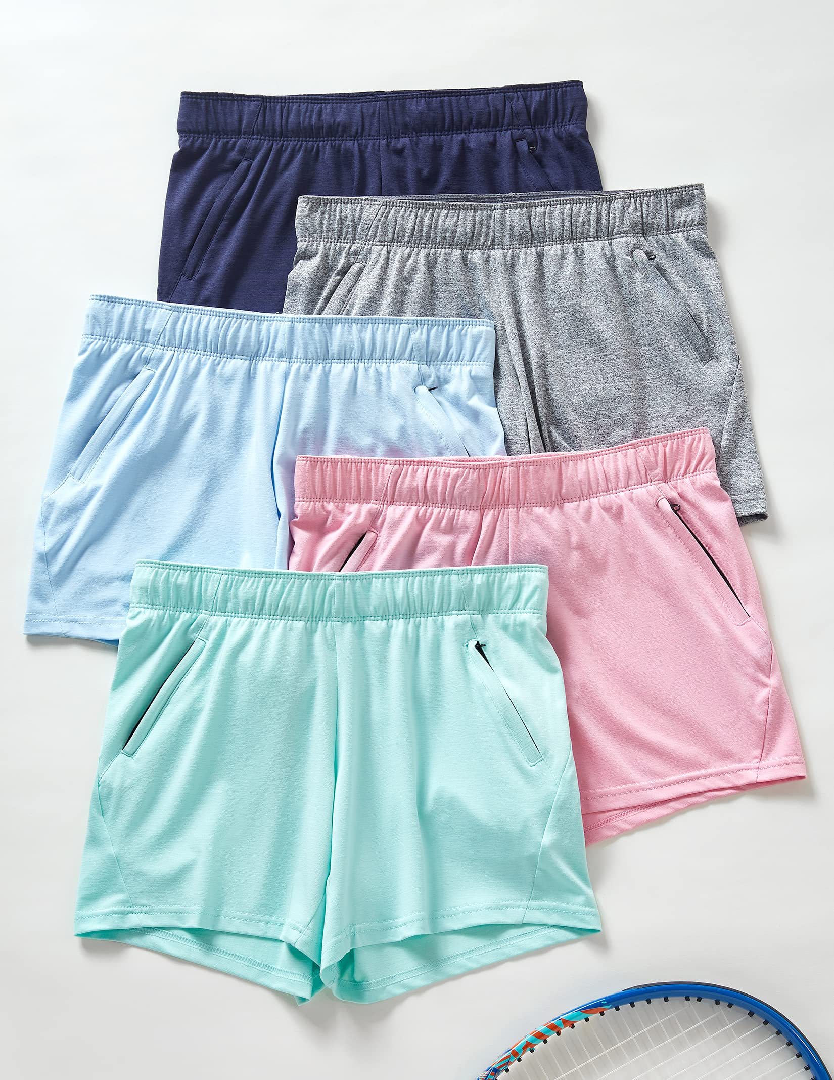 Women's Sweat Shorts with Pockets Drawstring Summer Workout Casual Lounge Shorts