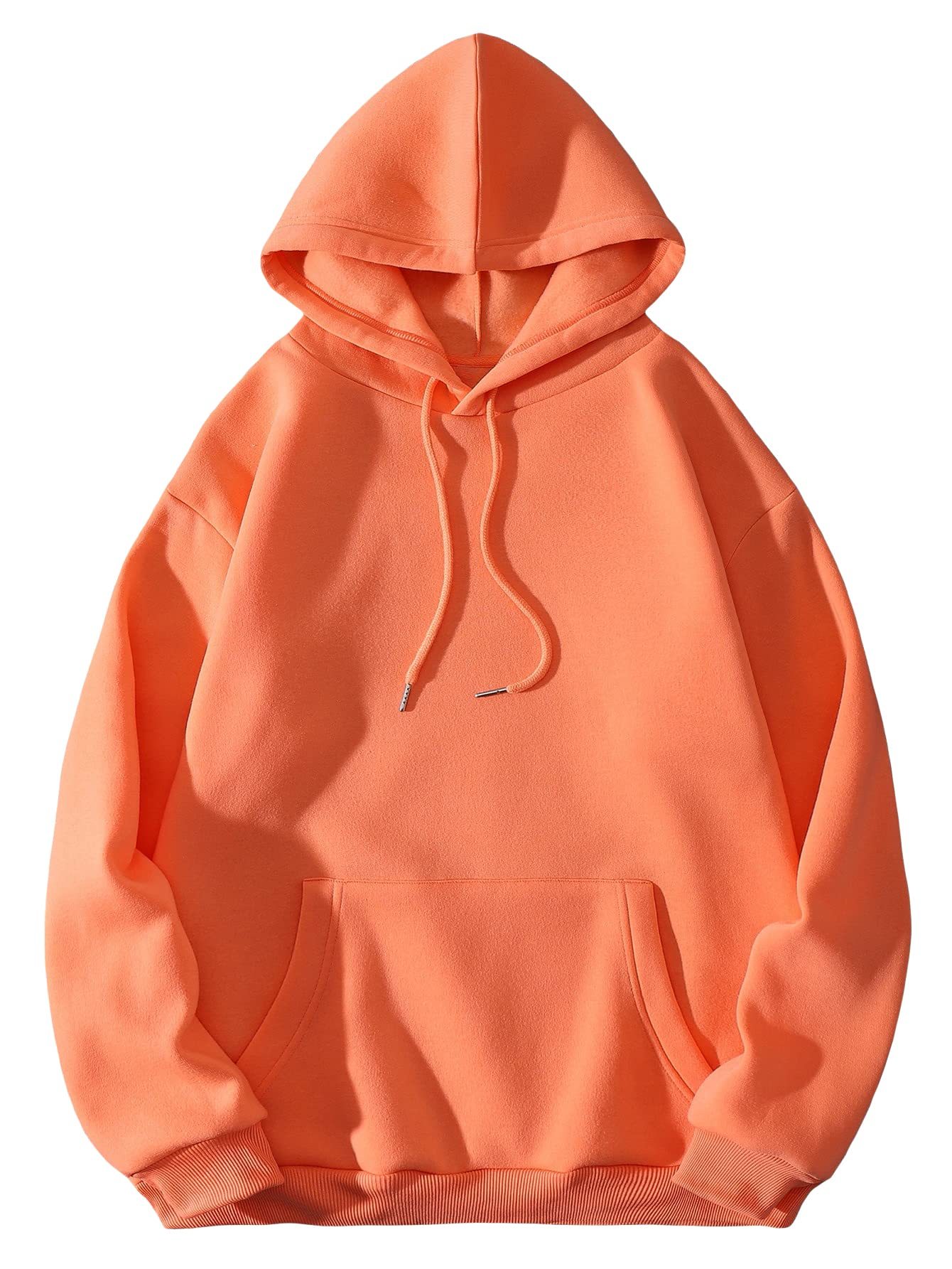 Women's Hoodie Long Sleeve Basic Pullover Sweatshirt with Kangaroo Pockets