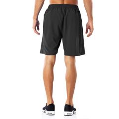 Men's Casual Sports Quick Dry Workout Running Gym Training Shorts with Zipper Pockets