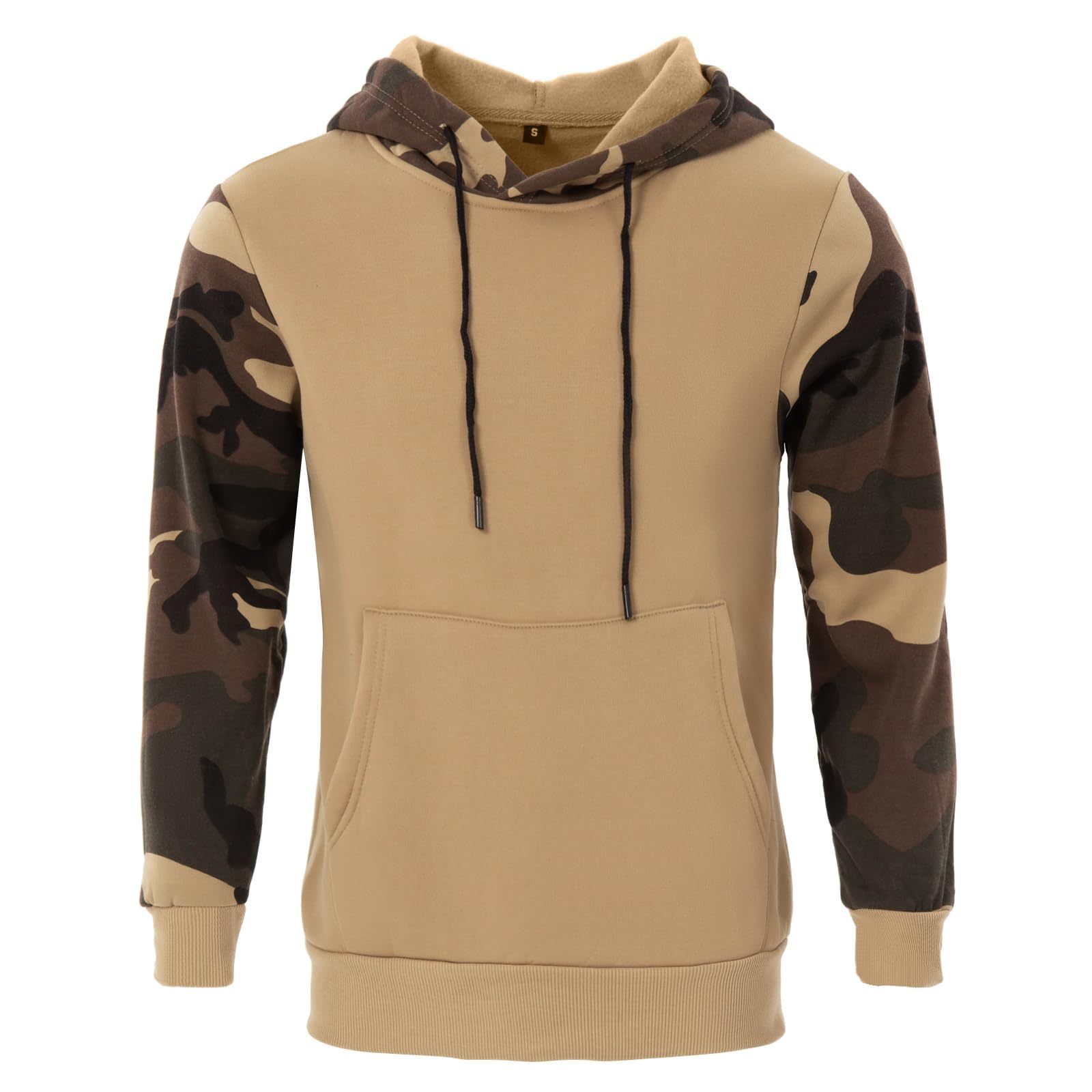 Camouflage Long Sleeves Hoodie Pullover Slim Fit Hooded Sweatshirt for MenCamouflage Long Sleeves Hoodie Pullover Slim Fit Hooded Sweatshirt for Men
