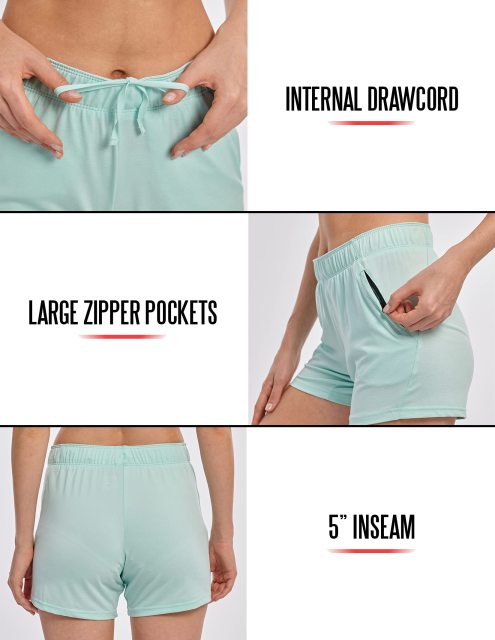 Women's Sweat Shorts with Pockets Drawstring Summer Workout Casual Lounge Shorts
