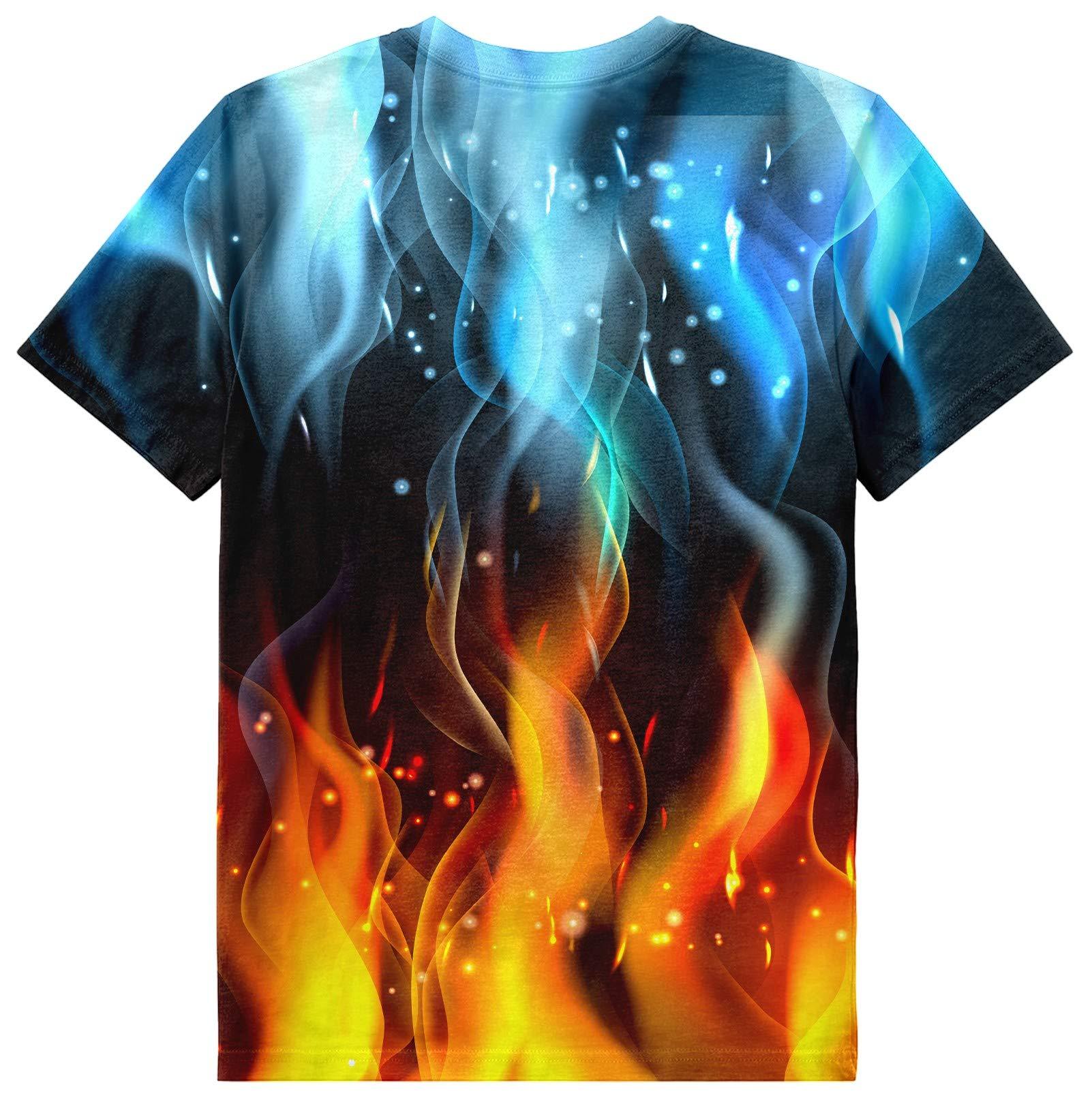 T-Shirt 3D Print Colorful Pattern Graphic Tees Shirt Short Sleeve for Adults Youth