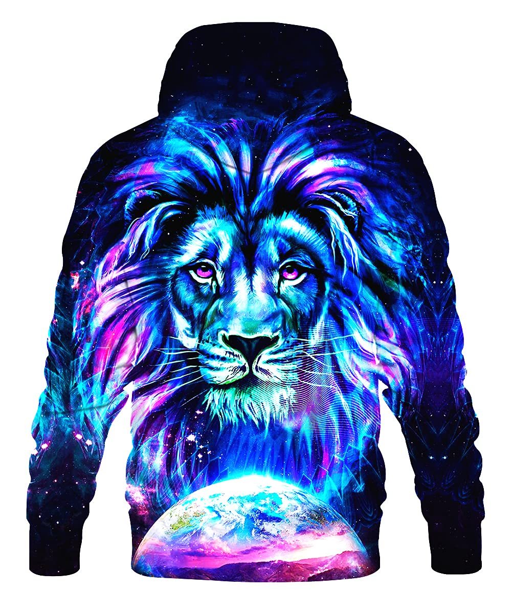 3D Print Hoodie for Men Women Graphic Hooded Sweatsweatshirt With Kanga Pocket