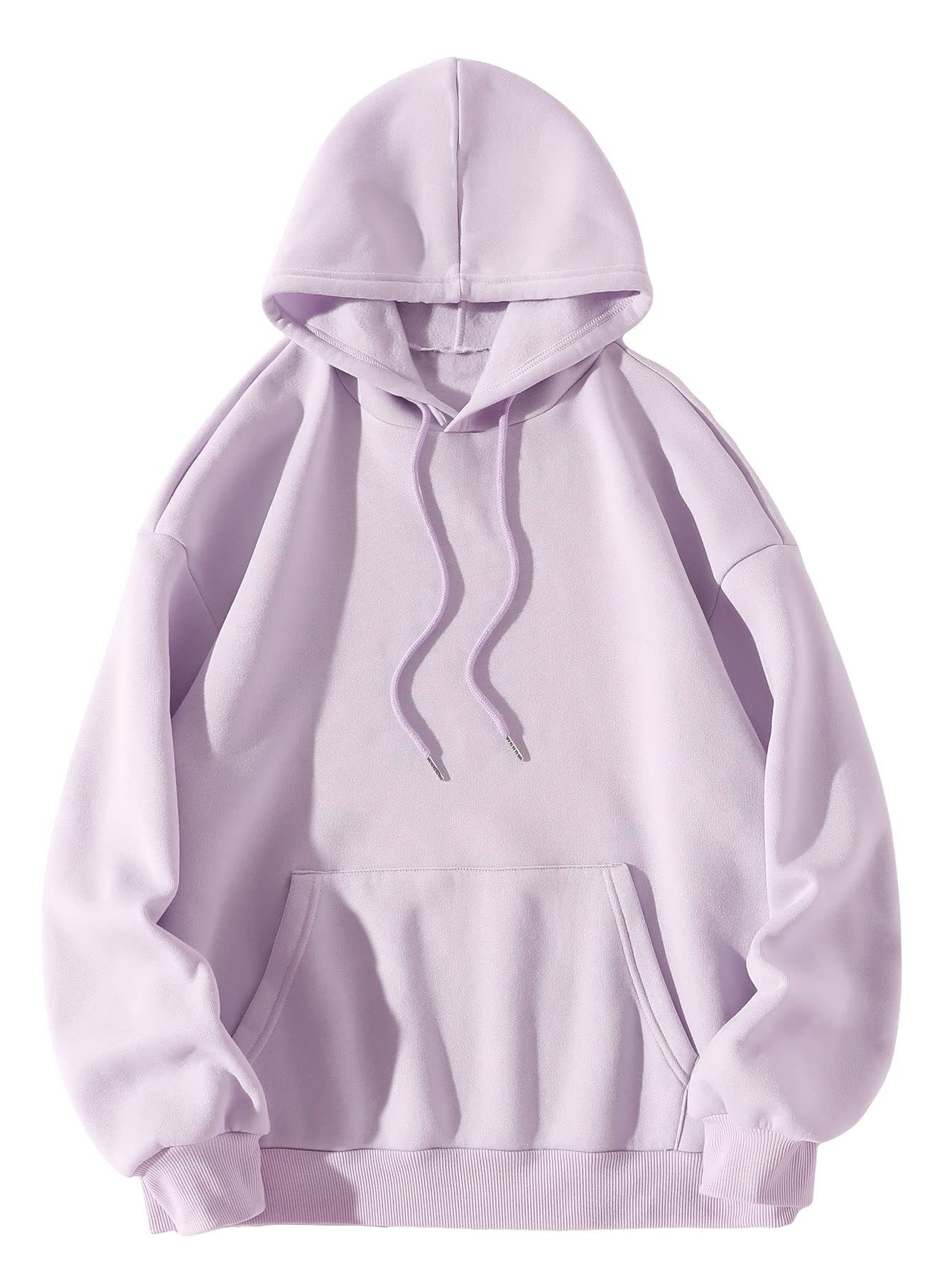 Women's Hoodie Long Sleeve Basic Pullover Sweatshirt with Kangaroo Pockets