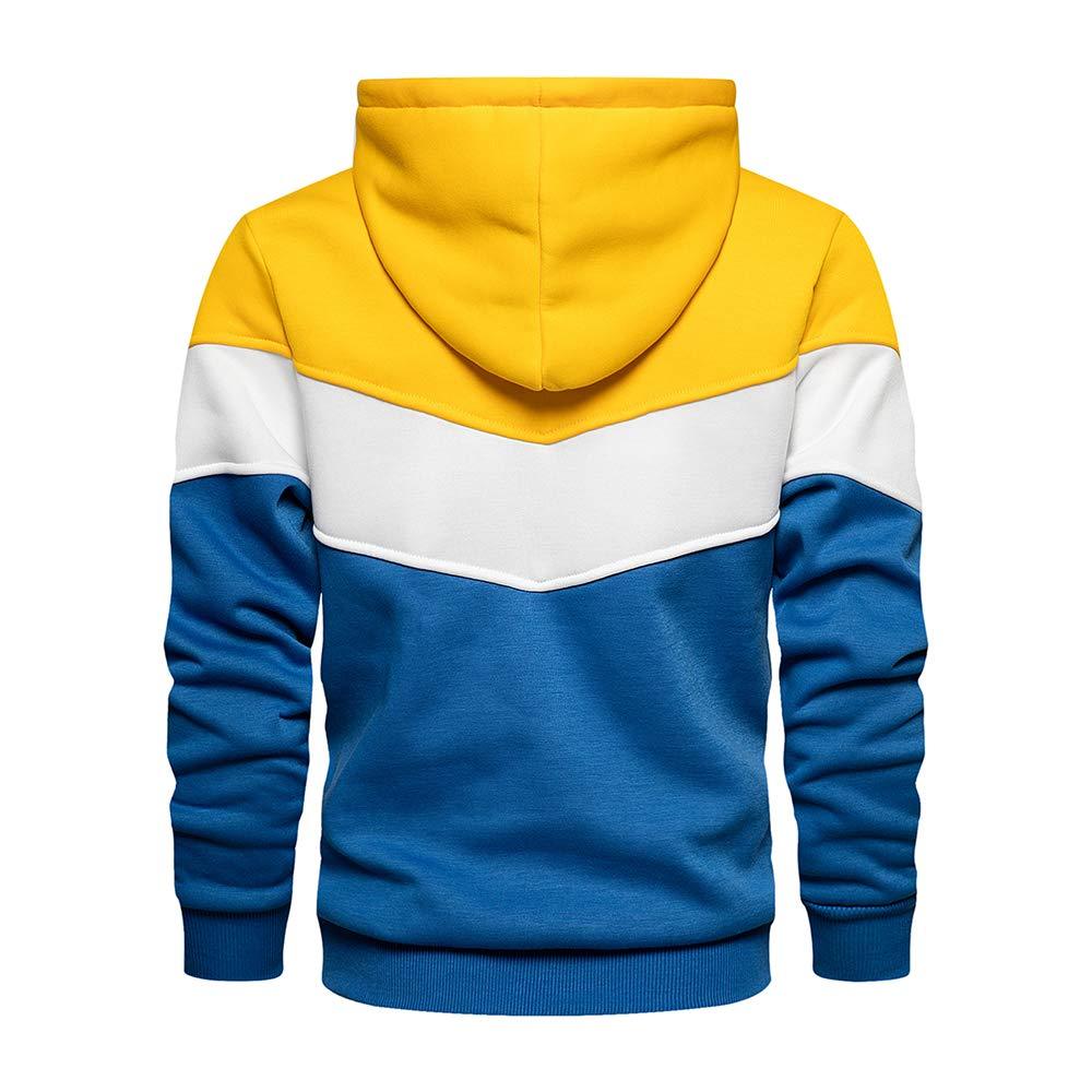 Hoodies for Men Pullover Hooded Sweatshirt with Kanga Pockets