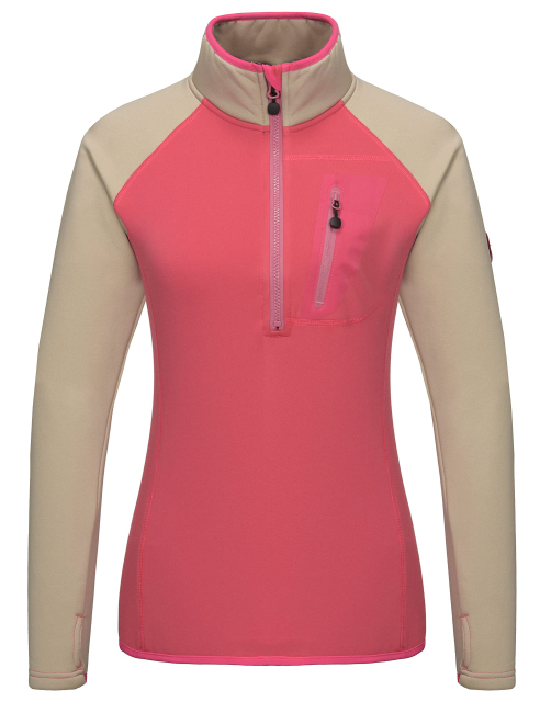 Women Lightweight Warm Stretch Golf Jacket Full Zip Thumbhole Track Jacket