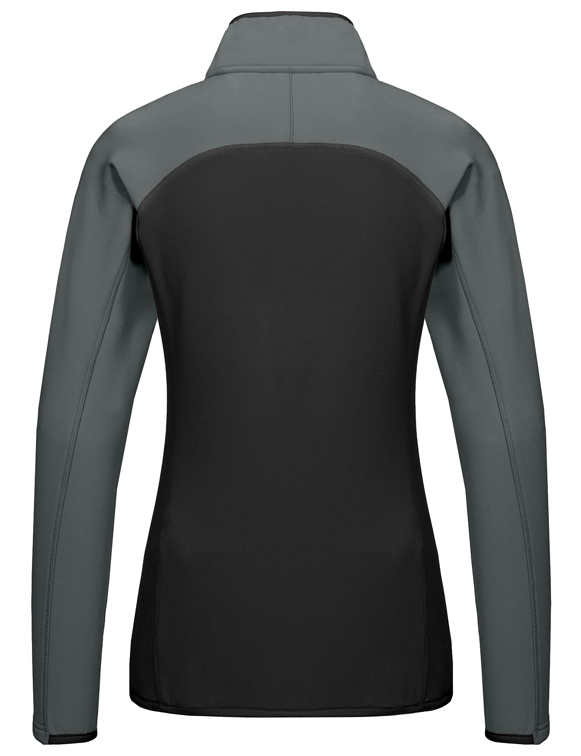 Athletic Jacket Winter Warm Long Sleeve Workout Jacket Full Zip Track Jacket for Women
