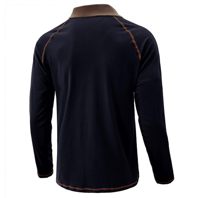 Polo Shirts Relaxed Fit Long Sleeve Casual Golf Polo Classic Polo Shirts for Men and Youth