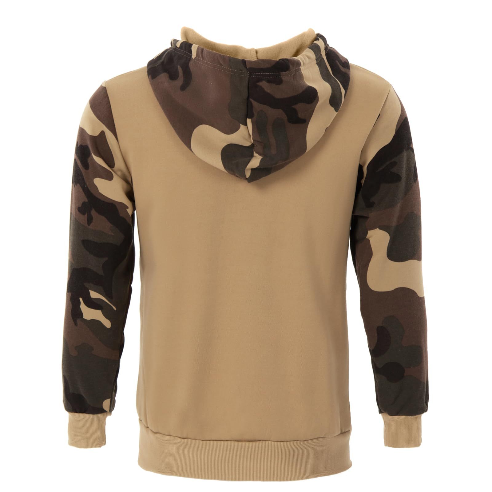 Camouflage Long Sleeves Hoodie Pullover Slim Fit Hooded Sweatshirt for MenCamouflage Long Sleeves Hoodie Pullover Slim Fit Hooded Sweatshirt for Men