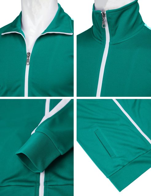Casual Lightweight Track Jacket Men's Full Zip Long Sleeve Outwear Running Hiking Jacket