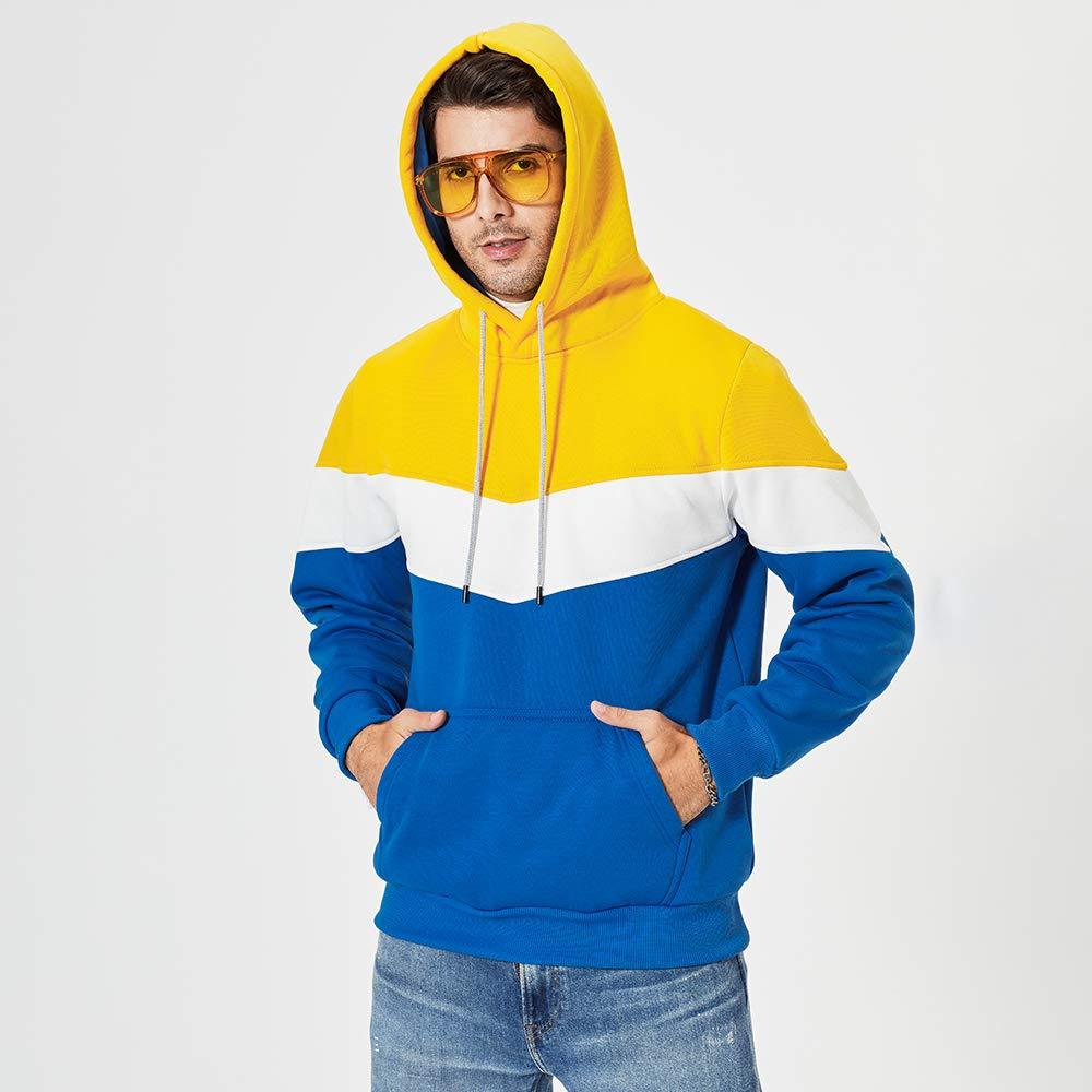 Hoodies for Men Pullover Hooded Sweatshirt with Kanga Pockets