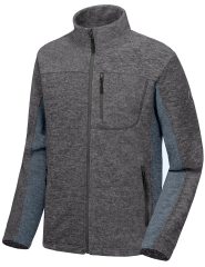 Polor Fleece Full-Zip Jacket Long Sleeve Outwear for Men Warm and Stylish Winter Jacket