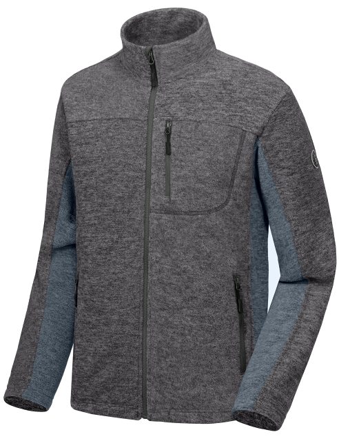 Polor Fleece Full-Zip Jacket Long Sleeve Outwear for Men Warm and Stylish Winter Jacket