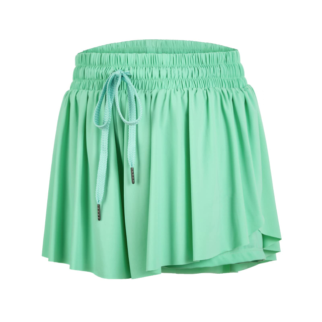 Running Shorts for Women Gym Yoga Athletic Womens Workout Spandex Lounge Skirt Shorts