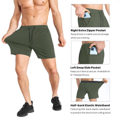 Men's Lightweight Gym Shorts Quick Dry Athletic Workout Shorts with Pockets