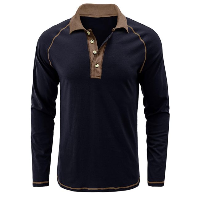 Polo Shirts Relaxed Fit Long Sleeve Casual Golf Polo Classic Polo Shirts for Men and Youth