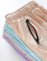Womens Workout Gym Shorts Casual Lounge Shorts Ladies Active Athletic Apparel with Zipper Pockets