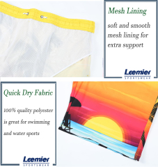 Men's Beachshorts Quick Dry Mesh Liner Beach Bathing Swimming Board Shorts