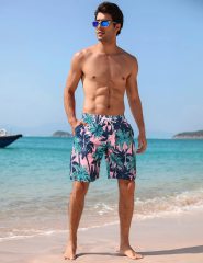 Beachshorts Quick Dry Board Shorts with Pockets Swimsuit Bathing Shorts for Men