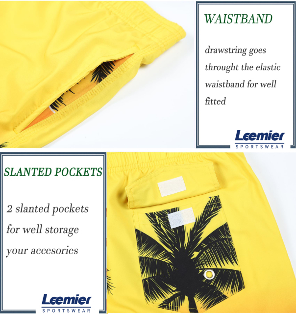 Men's Beachshorts Quick Dry Mesh Liner Beach Bathing Swimming Board Shorts