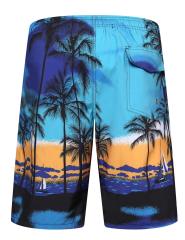 Mens Swim Trunks Quick Dry Board Shorts with Back Pocket