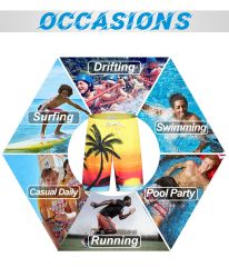 Men's Beachshorts Quick Dry Mesh Liner Beach Bathing Swimming Board Shorts