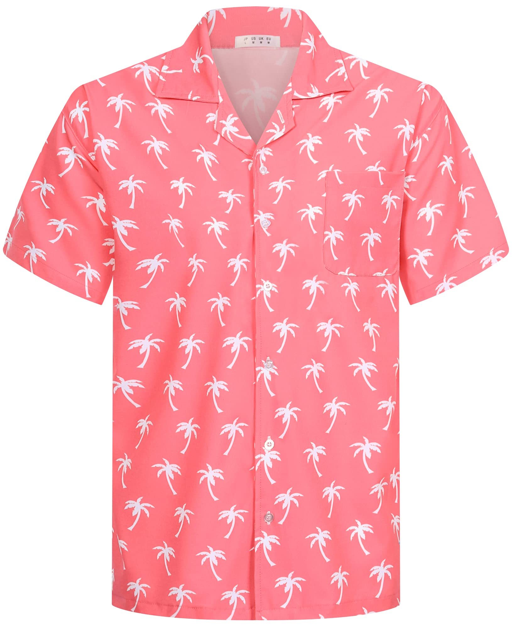 Hawaiian Shirt Funky Casual Button Down Shortsleeve Unisex Beach Party Shirt