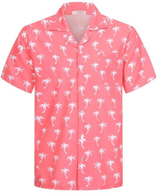 Hawaiian Shirt Funky Casual Button Down Shortsleeve Unisex Beach Party Shirt